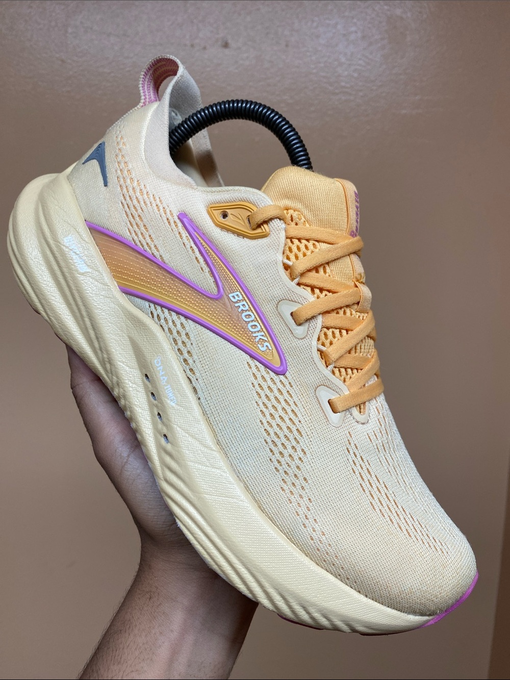 Brooks Glycerin 22 Women's Running Sneakers “Sherbert/Apricot/Pink” Size 9 - Picture 8 of 17
